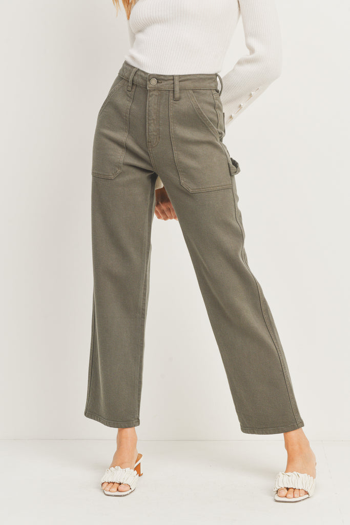 High waist best sale carpenter pants