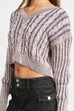 Emory Park - 2 Tone Cable Sweater
