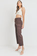 Just Black - Higth Rise Utility Wide Leg
