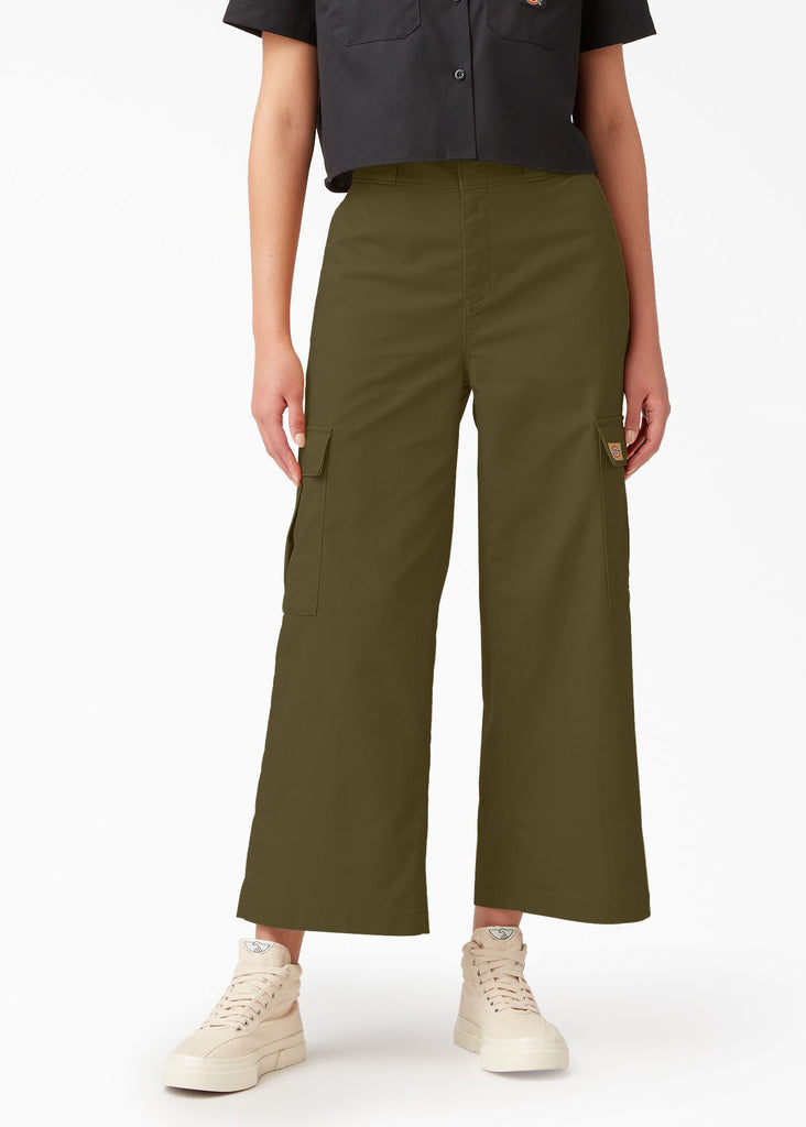 Dickies - Womens Twill Cropped Cargo Pants