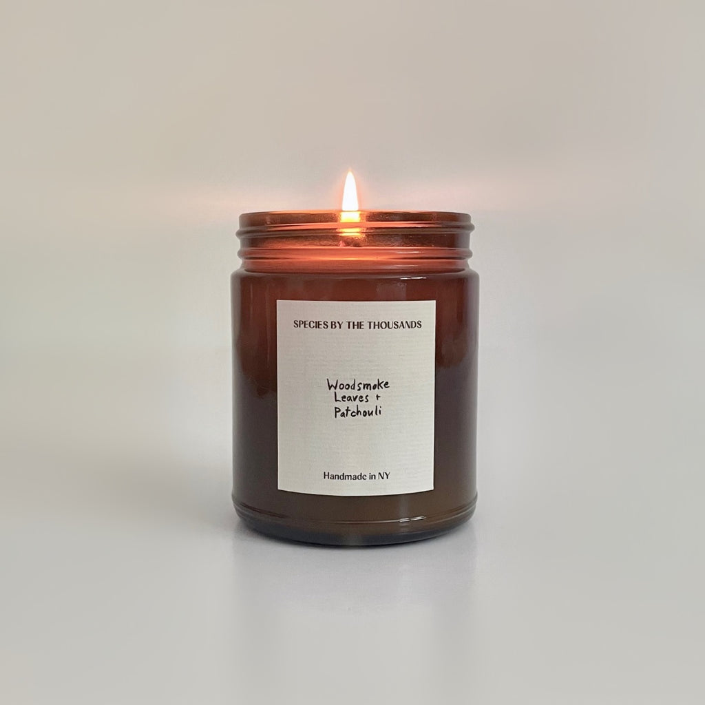 Species by the Thousands - Woodsmoke, Leaves + Patchouli Candle