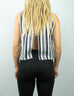 Pleasant - Striped Open Back Top