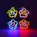 Locomocean - Daisy Mini Glass Neon Sign (4 Colors Available)
