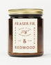 Bradley Mountain - Fraser Fir + Redwood Candle