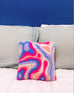 Meta Bird - Tufted Abstract Pillow