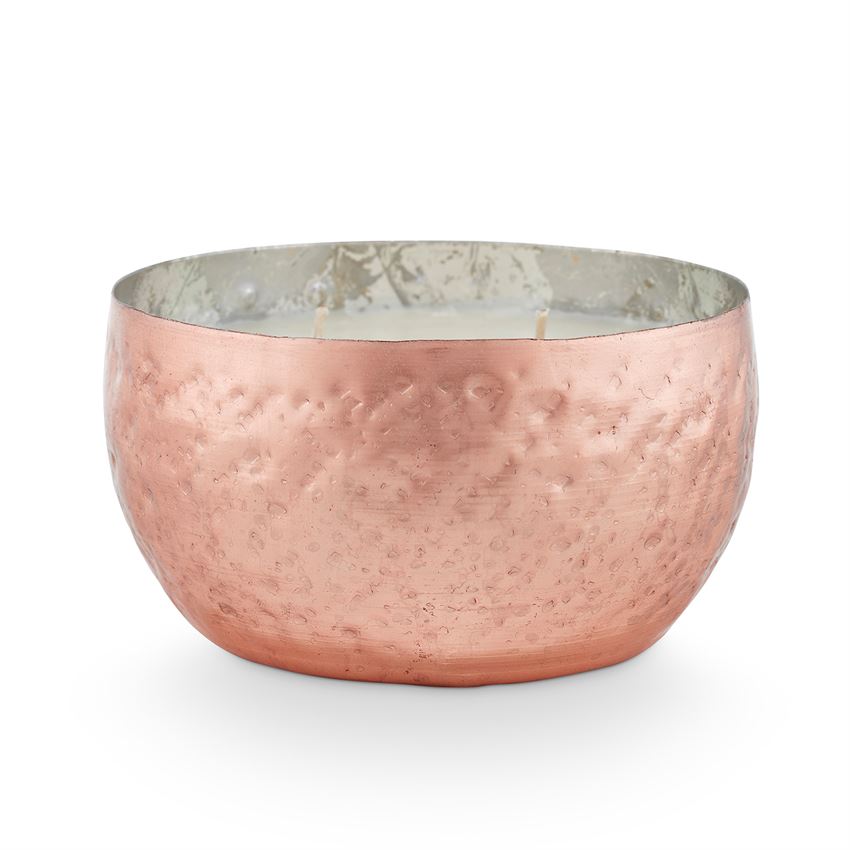 Illume - Woodfire Large Iced Metal Candle